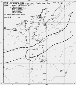一都三県漁海況速報、関東・東海海況速報(2014/06/29)