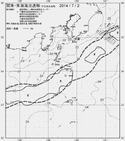 一都三県漁海況速報、関東・東海海況速報(2014/07/02)