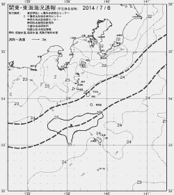 一都三県漁海況速報、関東・東海海況速報(2014/07/06)