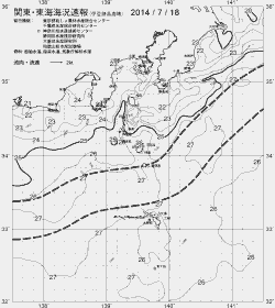 一都三県漁海況速報、関東・東海海況速報(2014/07/18)