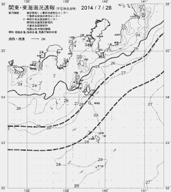 一都三県漁海況速報、関東・東海海況速報(2014/07/28)
