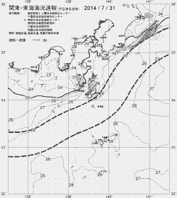 一都三県漁海況速報、関東・東海海況速報(2014/07/31)