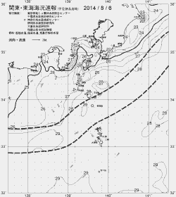 一都三県漁海況速報、関東・東海海況速報(2014/08/06)