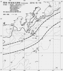 一都三県漁海況速報、関東・東海海況速報(2014/08/13)