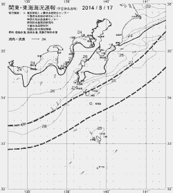 一都三県漁海況速報、関東・東海海況速報(2014/08/17)