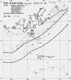 一都三県漁海況速報、関東・東海海況速報(2014/08/18)