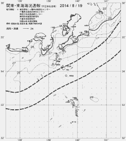 一都三県漁海況速報、関東・東海海況速報(2014/08/19)
