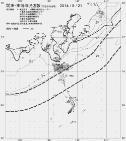 一都三県漁海況速報、関東・東海海況速報(2014/08/21)