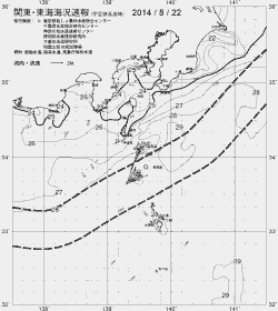一都三県漁海況速報、関東・東海海況速報(2014/08/22)