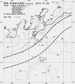 一都三県漁海況速報、関東・東海海況速報(2014/08/29)
