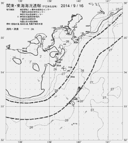 一都三県漁海況速報、関東・東海海況速報(2014/09/16)