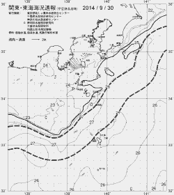 一都三県漁海況速報、関東・東海海況速報(2014/09/30)
