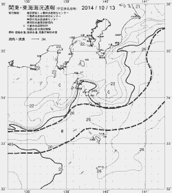 一都三県漁海況速報、関東・東海海況速報(2014/10/13)