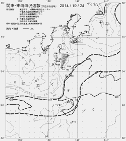 一都三県漁海況速報、関東・東海海況速報(2014/10/24)