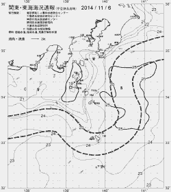 一都三県漁海況速報、関東・東海海況速報(2014/11/06)