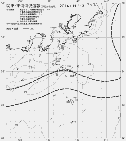 一都三県漁海況速報、関東・東海海況速報(2014/11/13)