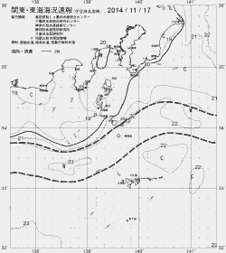 一都三県漁海況速報、関東・東海海況速報(2014/11/17)