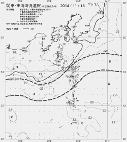 一都三県漁海況速報、関東・東海海況速報(2014/11/18)
