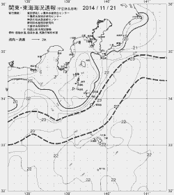 一都三県漁海況速報、関東・東海海況速報(2014/11/21)