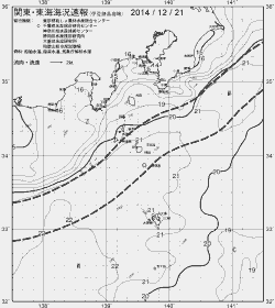 一都三県漁海況速報、関東・東海海況速報(2014/12/21)