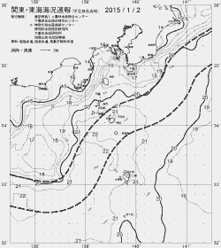 一都三県漁海況速報、関東・東海海況速報(2015/01/02)