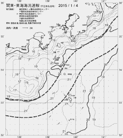 一都三県漁海況速報、関東・東海海況速報(2015/01/04)