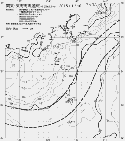 一都三県漁海況速報、関東・東海海況速報(2015/01/10)