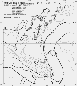 一都三県漁海況速報、関東・東海海況速報(2015/01/26)