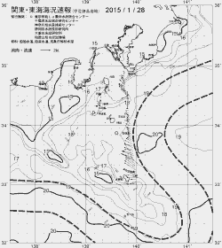 一都三県漁海況速報、関東・東海海況速報(2015/01/28)
