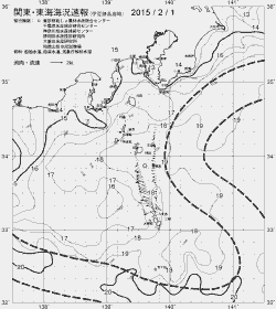 一都三県漁海況速報、関東・東海海況速報(2015/02/01)