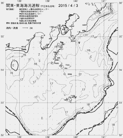 一都三県漁海況速報、関東・東海海況速報(2015/04/03)