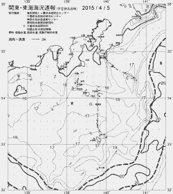 一都三県漁海況速報、関東・東海海況速報(2015/04/05)