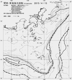 一都三県漁海況速報、関東・東海海況速報(2015/04/15)