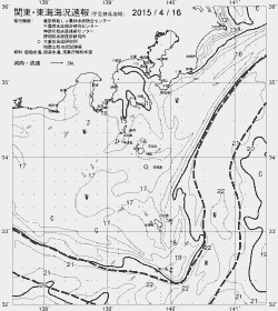 一都三県漁海況速報、関東・東海海況速報(2015/04/16)