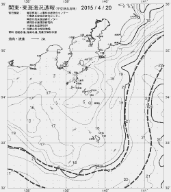 一都三県漁海況速報、関東・東海海況速報(2015/04/20)