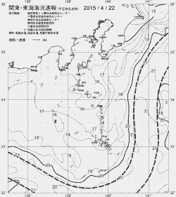 一都三県漁海況速報、関東・東海海況速報(2015/04/22)