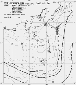 一都三県漁海況速報、関東・東海海況速報(2015/04/26)