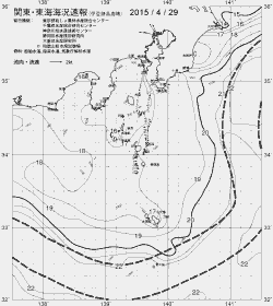 一都三県漁海況速報、関東・東海海況速報(2015/04/29)