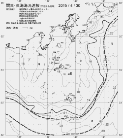 一都三県漁海況速報、関東・東海海況速報(2015/04/30)