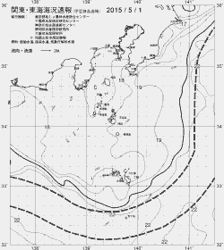 一都三県漁海況速報、関東・東海海況速報(2015/05/01)