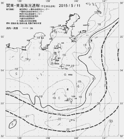 一都三県漁海況速報、関東・東海海況速報(2015/05/11)