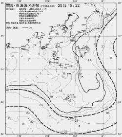 一都三県漁海況速報、関東・東海海況速報(2015/05/22)