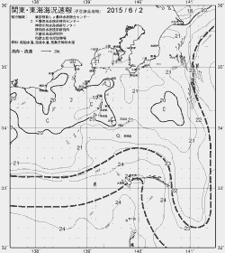 一都三県漁海況速報、関東・東海海況速報(2015/06/02)