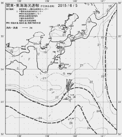 一都三県漁海況速報、関東・東海海況速報(2015/06/05)