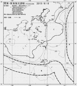 一都三県漁海況速報、関東・東海海況速報(2015/06/08)