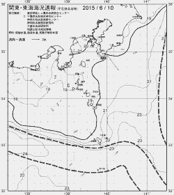 一都三県漁海況速報、関東・東海海況速報(2015/06/10)
