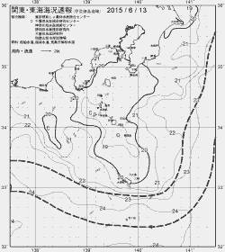 一都三県漁海況速報、関東・東海海況速報(2015/06/13)