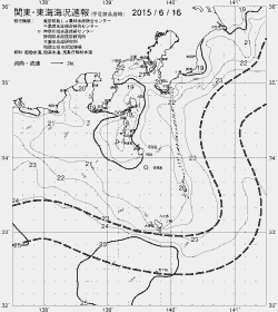 一都三県漁海況速報、関東・東海海況速報(2015/06/16)
