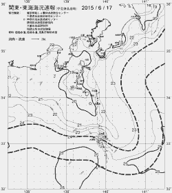 一都三県漁海況速報、関東・東海海況速報(2015/06/17)