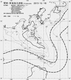 一都三県漁海況速報、関東・東海海況速報(2015/06/18)